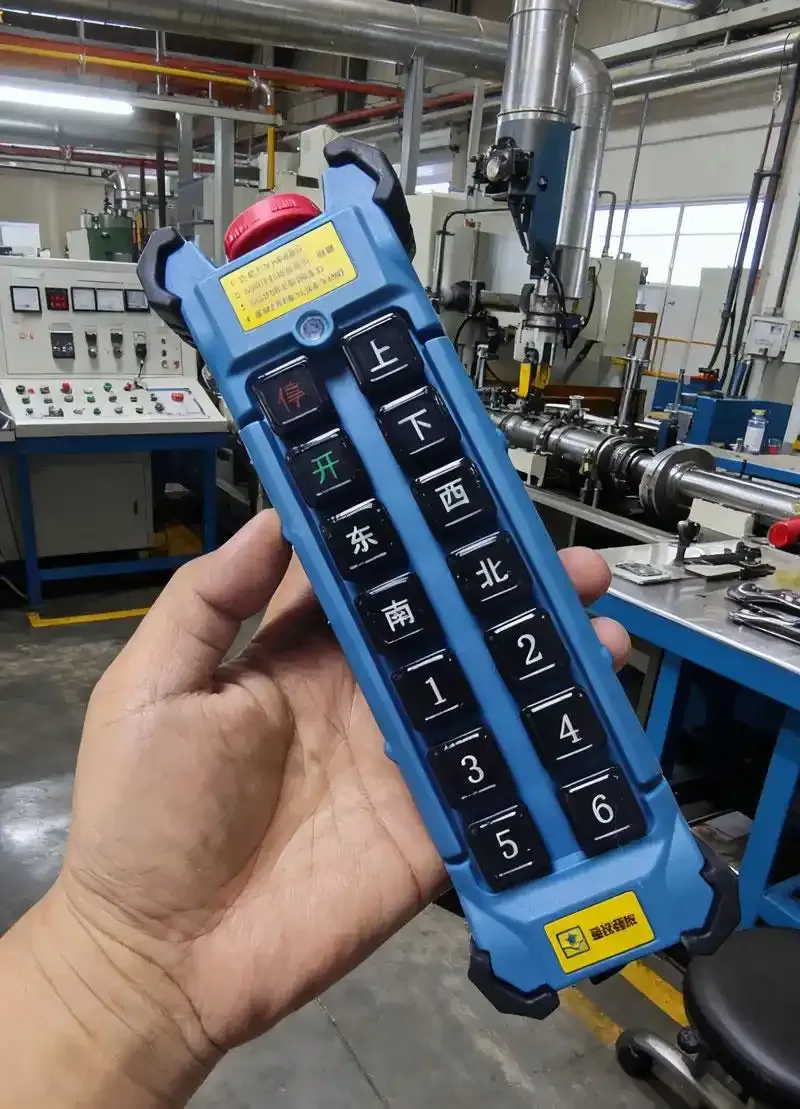 push-button remote control applications for hydraulic machinery