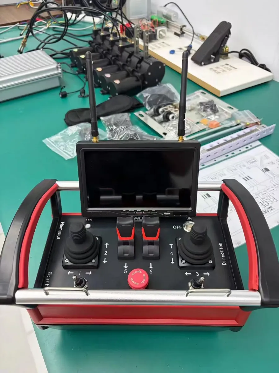 Wireless remote control receiver integrated with a hydraulic valve control system